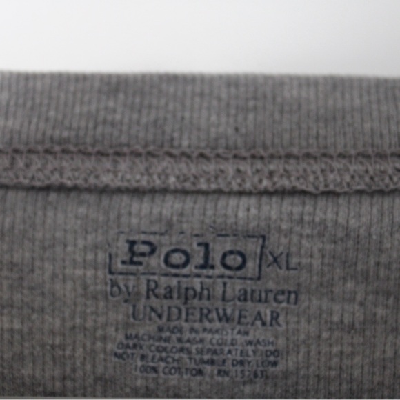 POLO RALPH LAUREN Men's Vintage Waffle-Knit Short Sleeve T-shirt - Picture 2 of 4